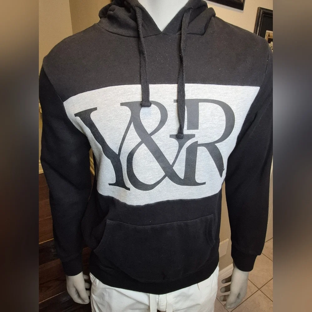 Young & Reckless Black and Gray Sweatshirt Hoodie - Picture 5 of 11